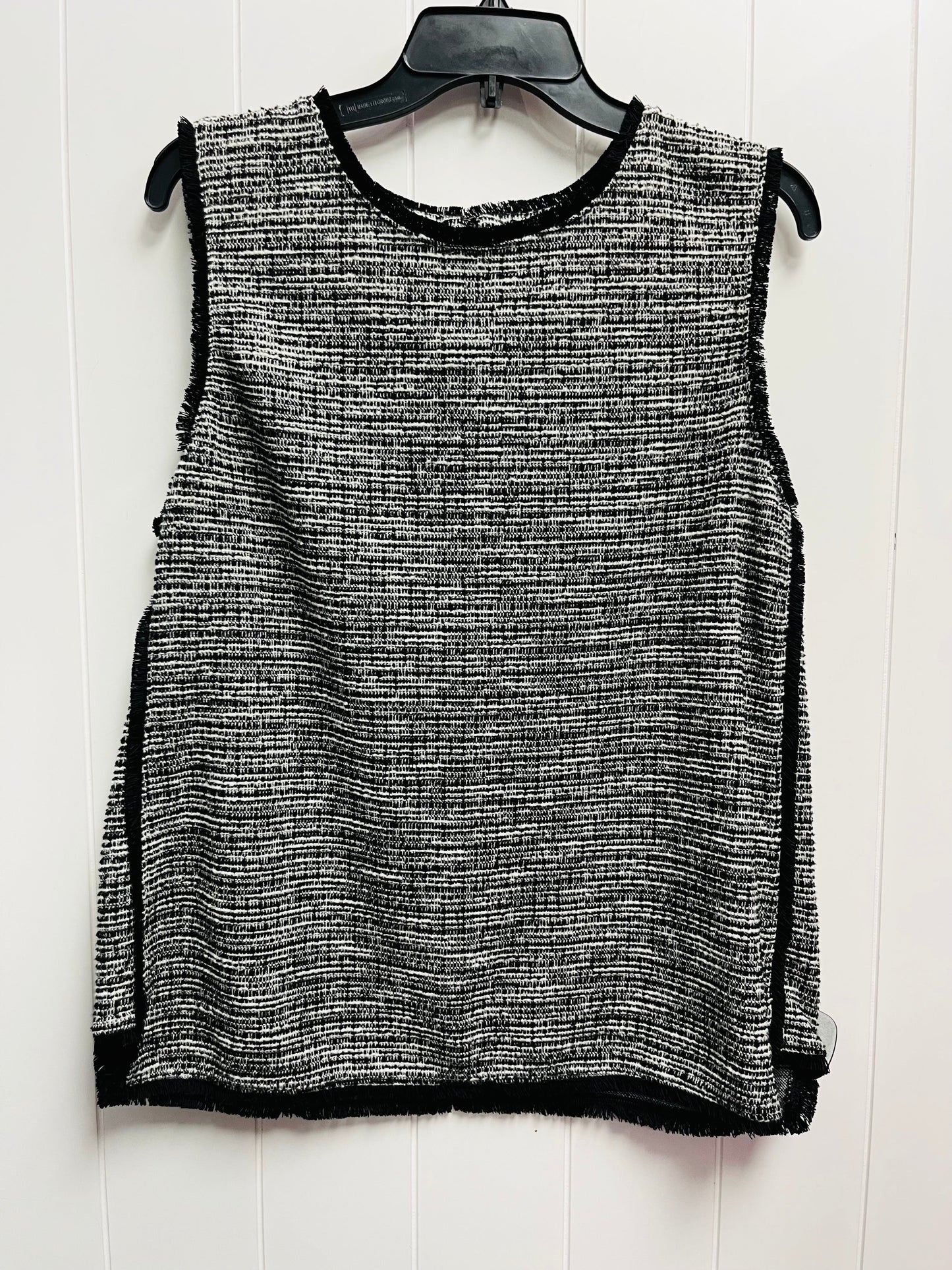 Top Sleeveless By Banana Republic In Black, Size: Xl