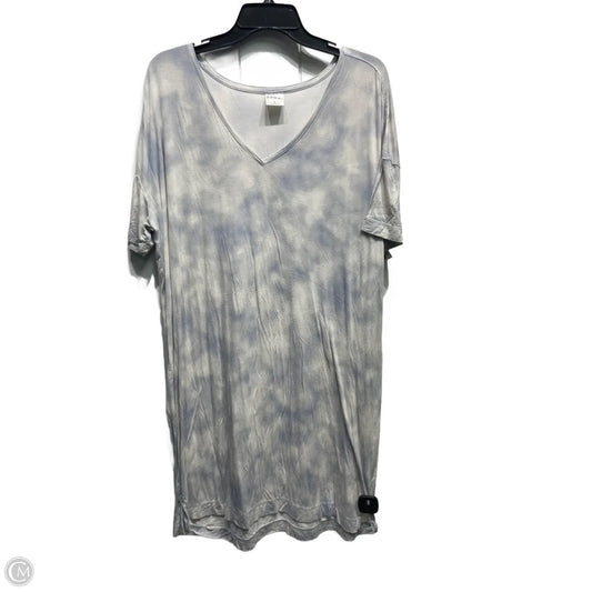 Top Short Sleeve By Soma In Blue, Size: L