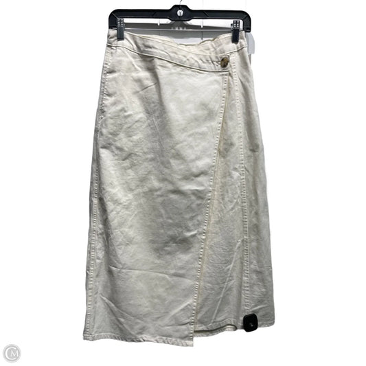 Skirt Midi By Universal Thread In Cream, Size: 2