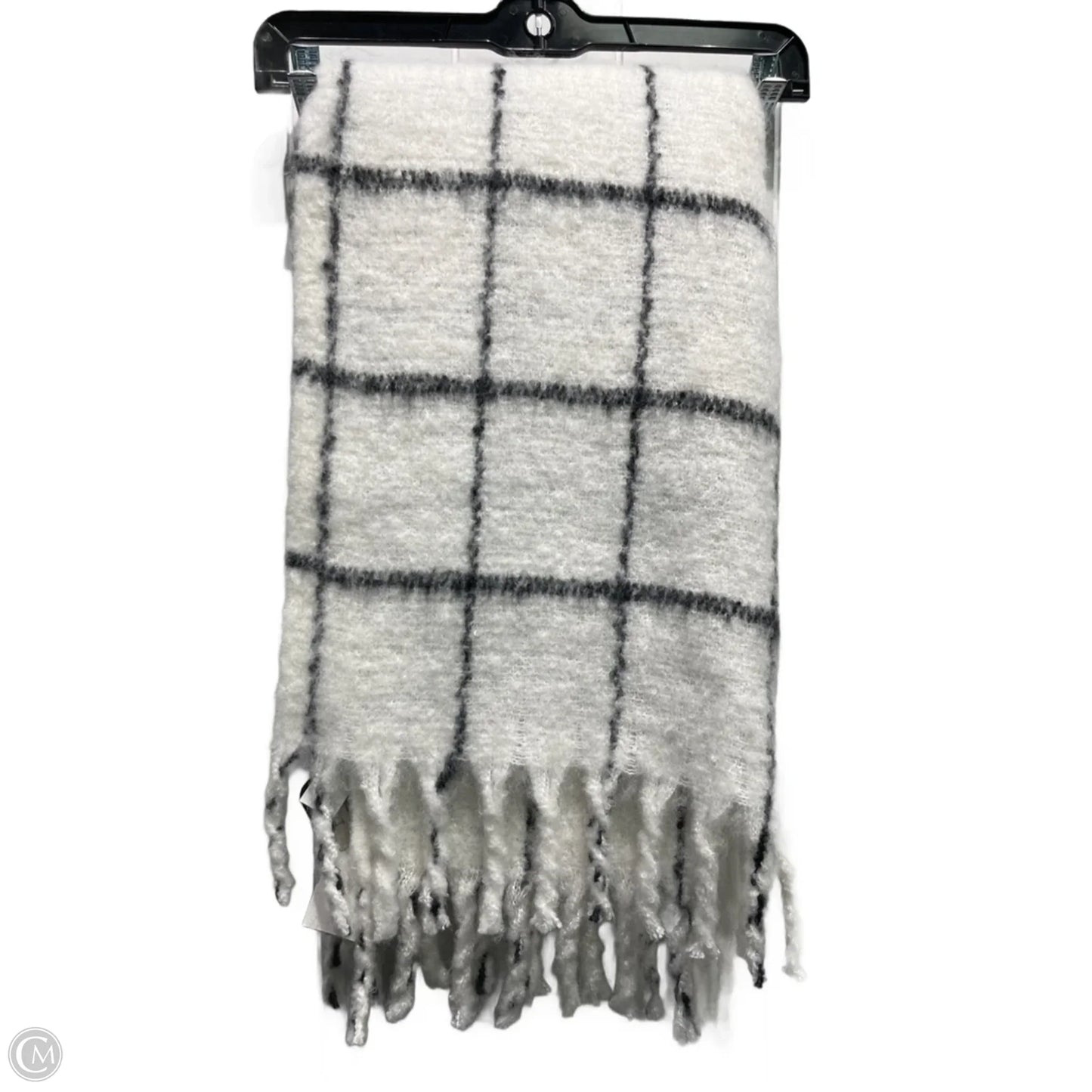 Scarf Winter By Loft In Black & White