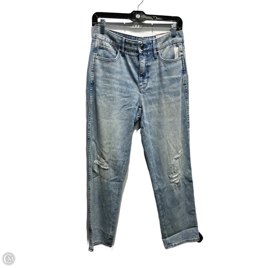 Jeans Straight By White House Black Market In Blue Denim, Size: 4