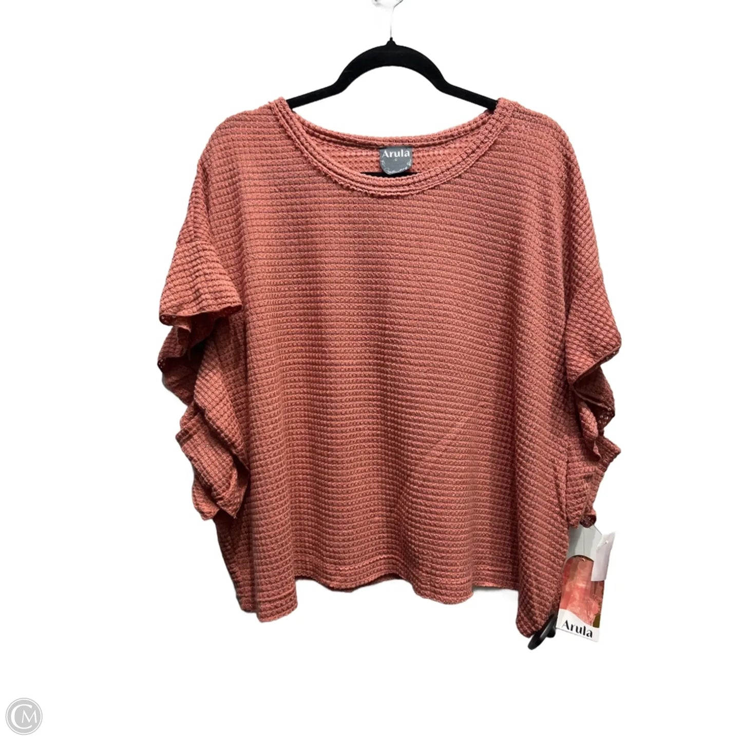 Top Short Sleeve By Arula In Mauve, Size: 3x