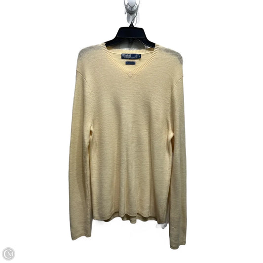 Sweater By Polo Ralph Lauren In Cream, Size: M
