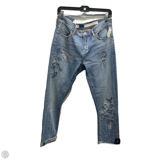 Jeans Boyfriend By Pilcro In Blue Denim, Size: 6