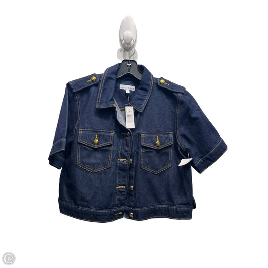 Jacket Denim By Loft In Blue Denim, Size: S