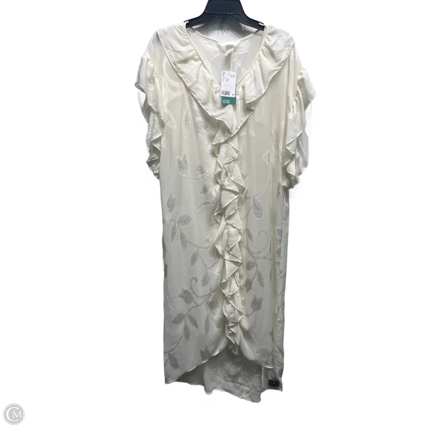 Dress Casual Midi By Hobie In Cream, Size: Xs