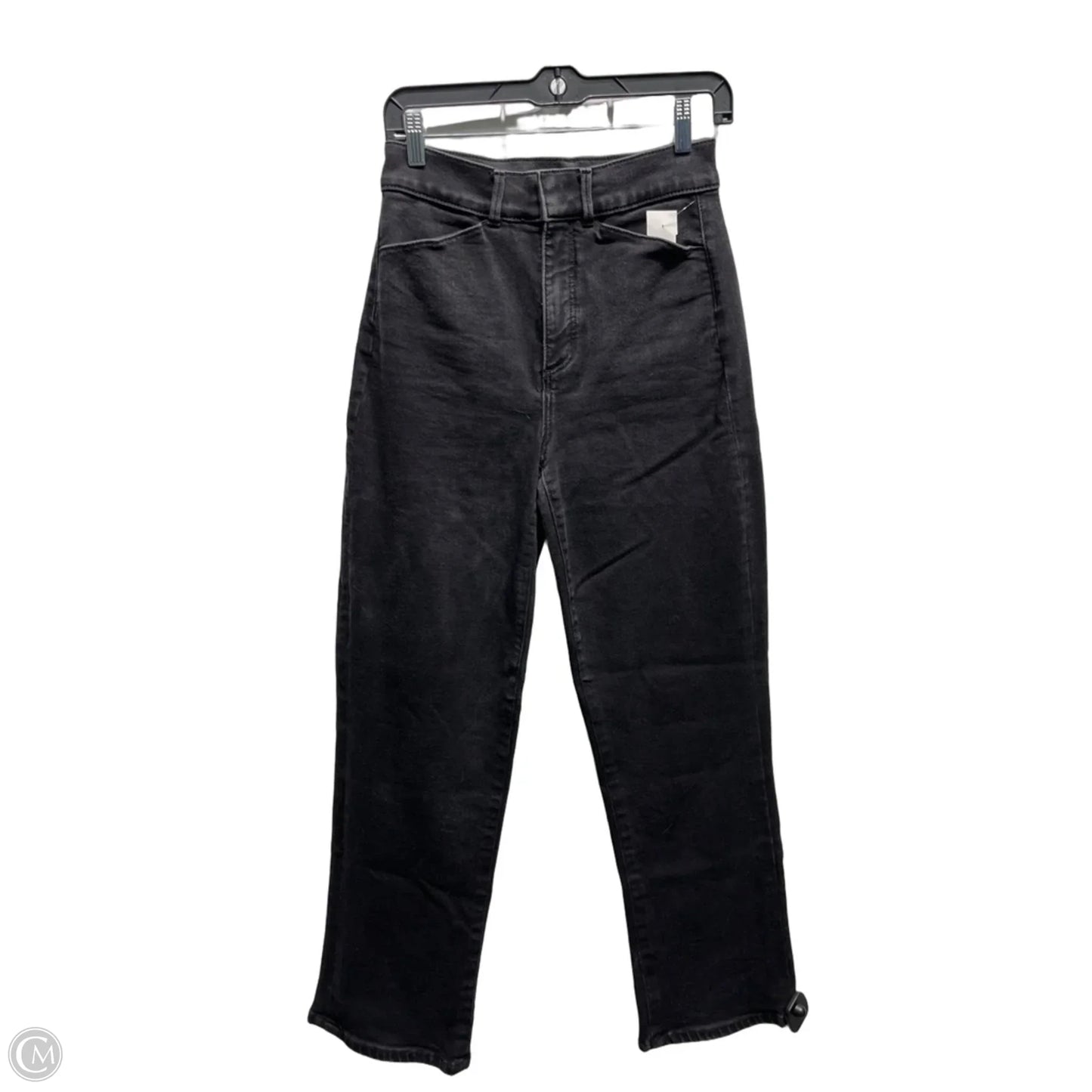 Jeans Wide Leg By Ann Taylor In Black Denim, Size: 2