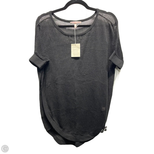 Sweater Short Sleeve By Victorias Secret In Black, Size: Xs
