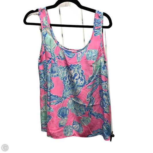 Top Sleeveless Designer By Lilly Pulitzer In Pink, Size: S