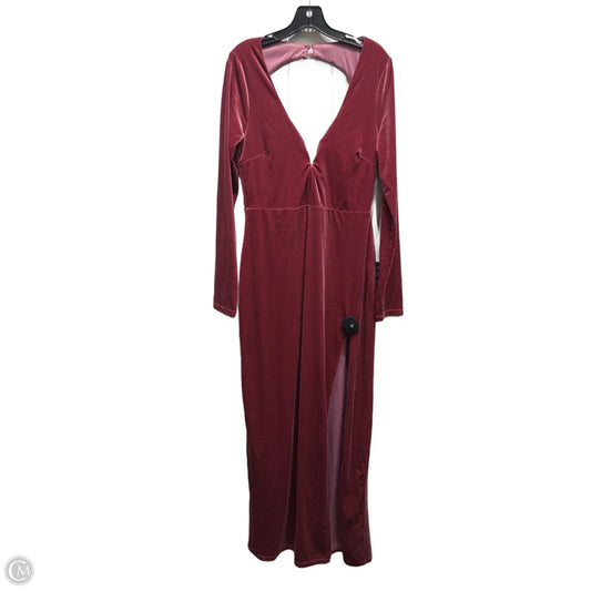 Dress Party Long By Lulus In Purple, Size: Xl