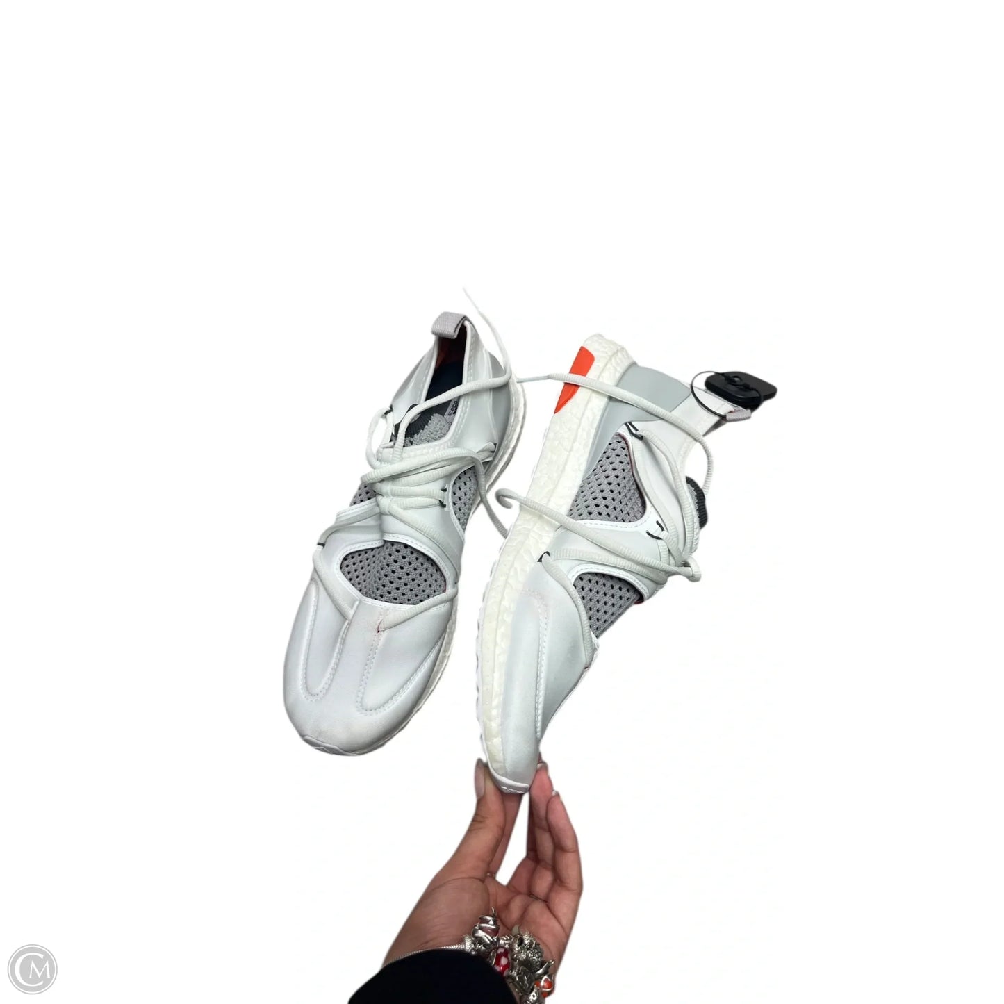 Shoes Athletic By Adidas In White, Size: 9