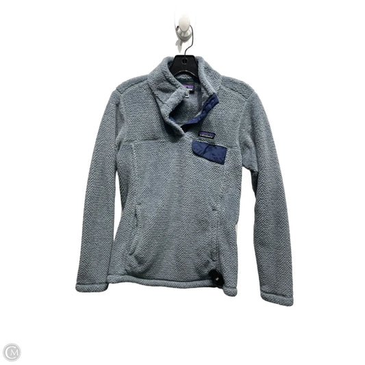 Sweatshirt Collar By Patagonia In Green, Size: Xs