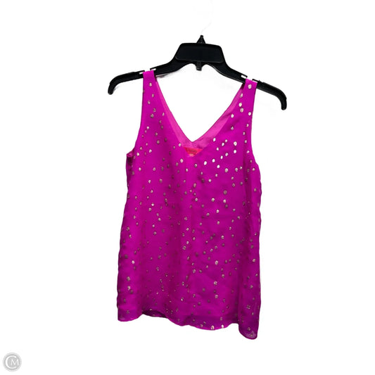 Top Sleeveless Designer By Lilly Pulitzer In Pink, Size: Xxs