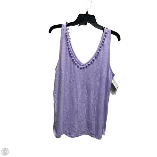 Top Sleeveless Designer By Lilly Pulitzer In Purple, Size: L