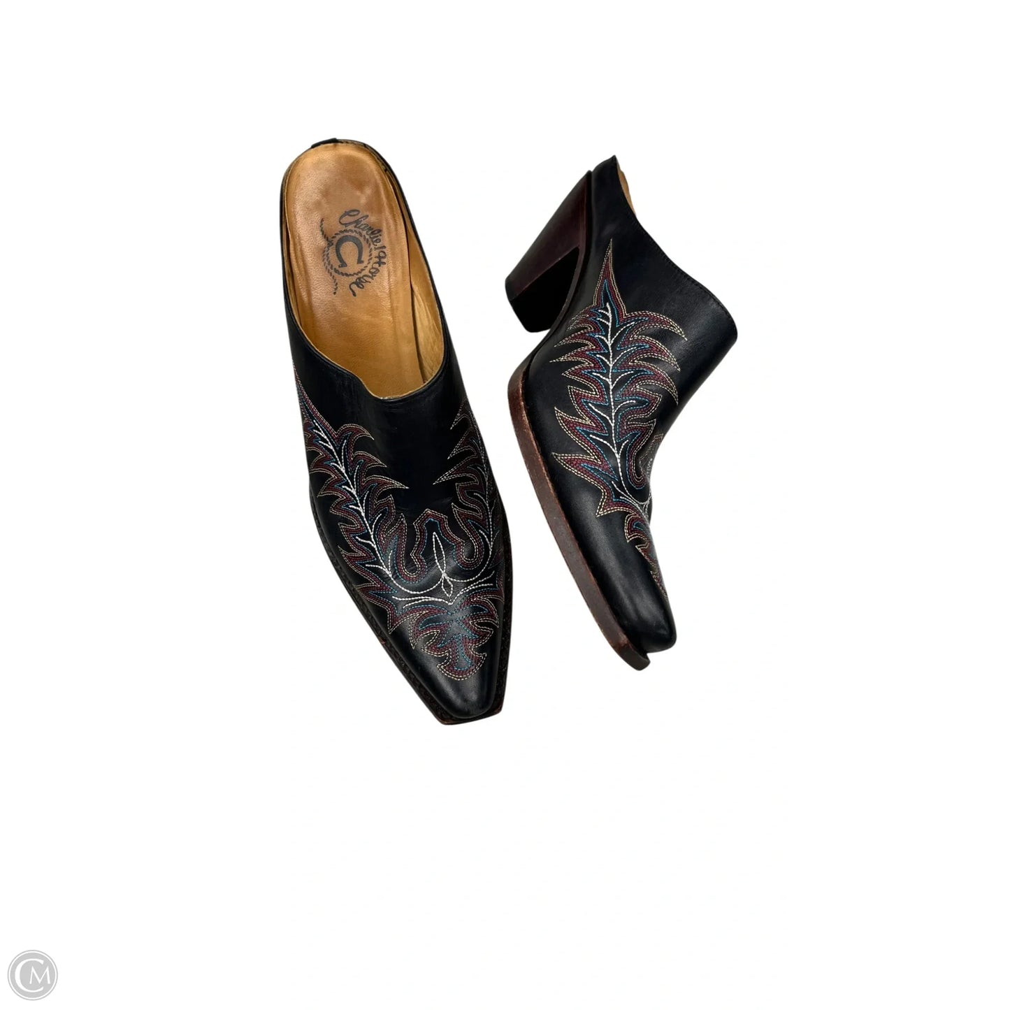 Shoes Heels Block By  CHARLIE HORSE In Black & Brown, Size: 8