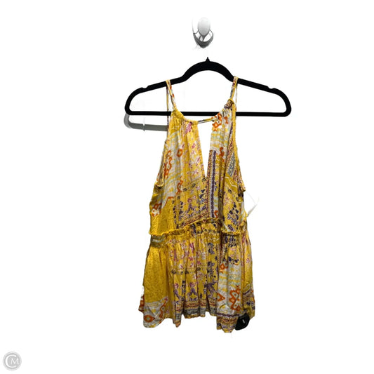 Top Sleeveless By Rachel Roy In Yellow, Size: Xs