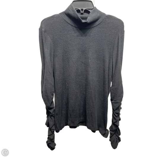 Top Long Sleeve By Anthropologie In Black, Size: M