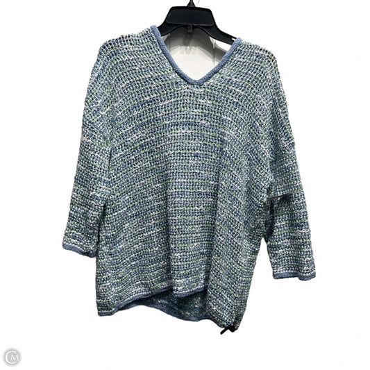 Sweater By J. Jill In Blue & Green, Size: M