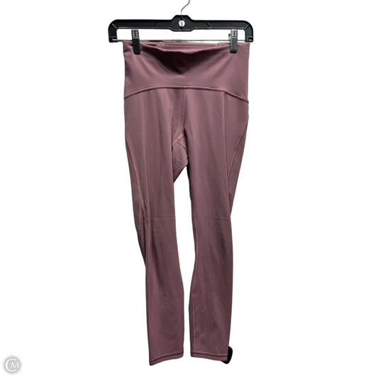 Athletic Leggings By Lululemon In Purple, Size: 4