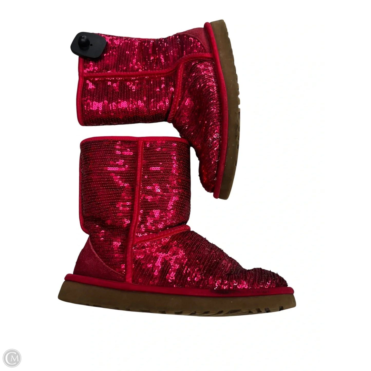 Boots Designer By Ugg In Pink, Size: 7