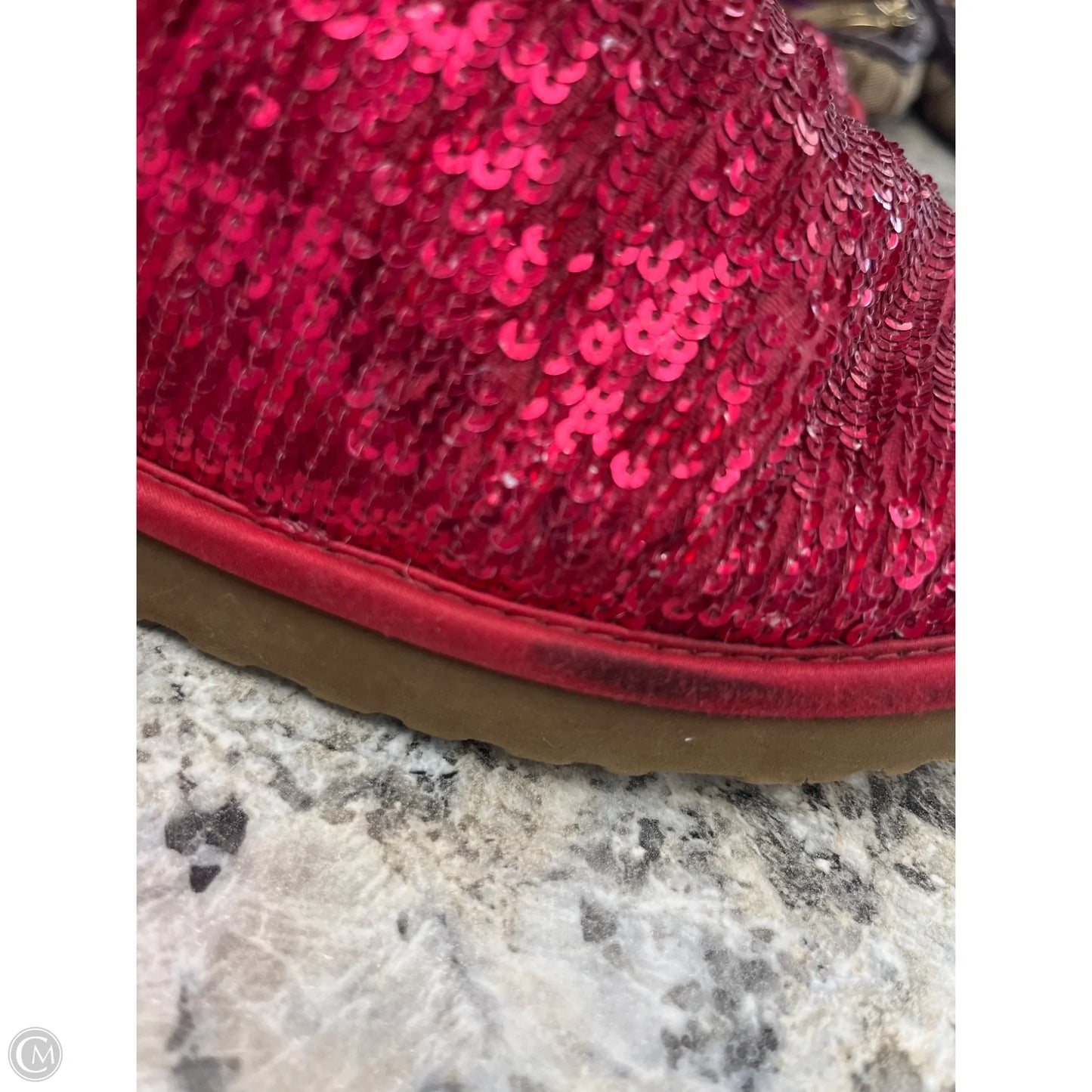 Boots Designer By Ugg In Pink, Size: 7