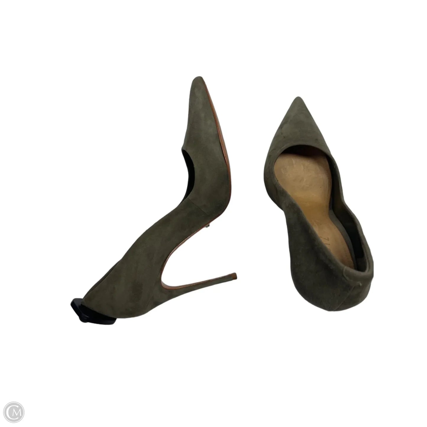 Shoes Heels Stiletto By Schutz In Green, Size: 10
