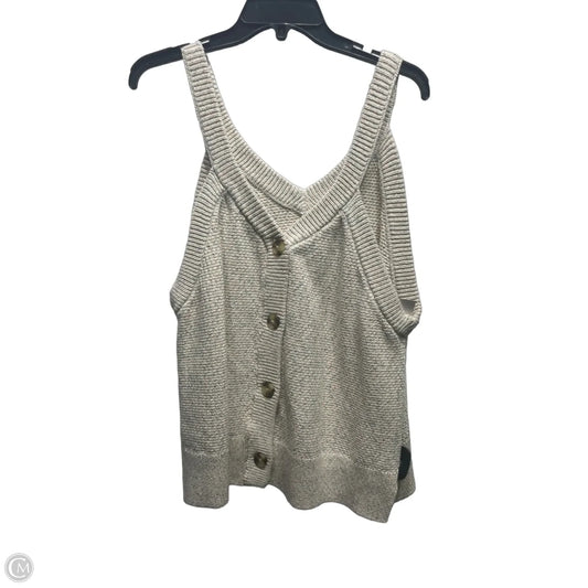 Top Sleeveless By Madewell In Tan, Size: Xl
