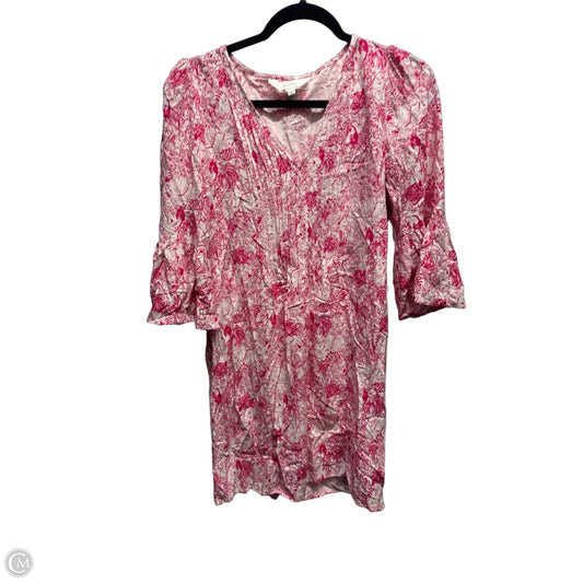 Dress Designer By Lilly Pulitzer In Pink & White, Size: 2