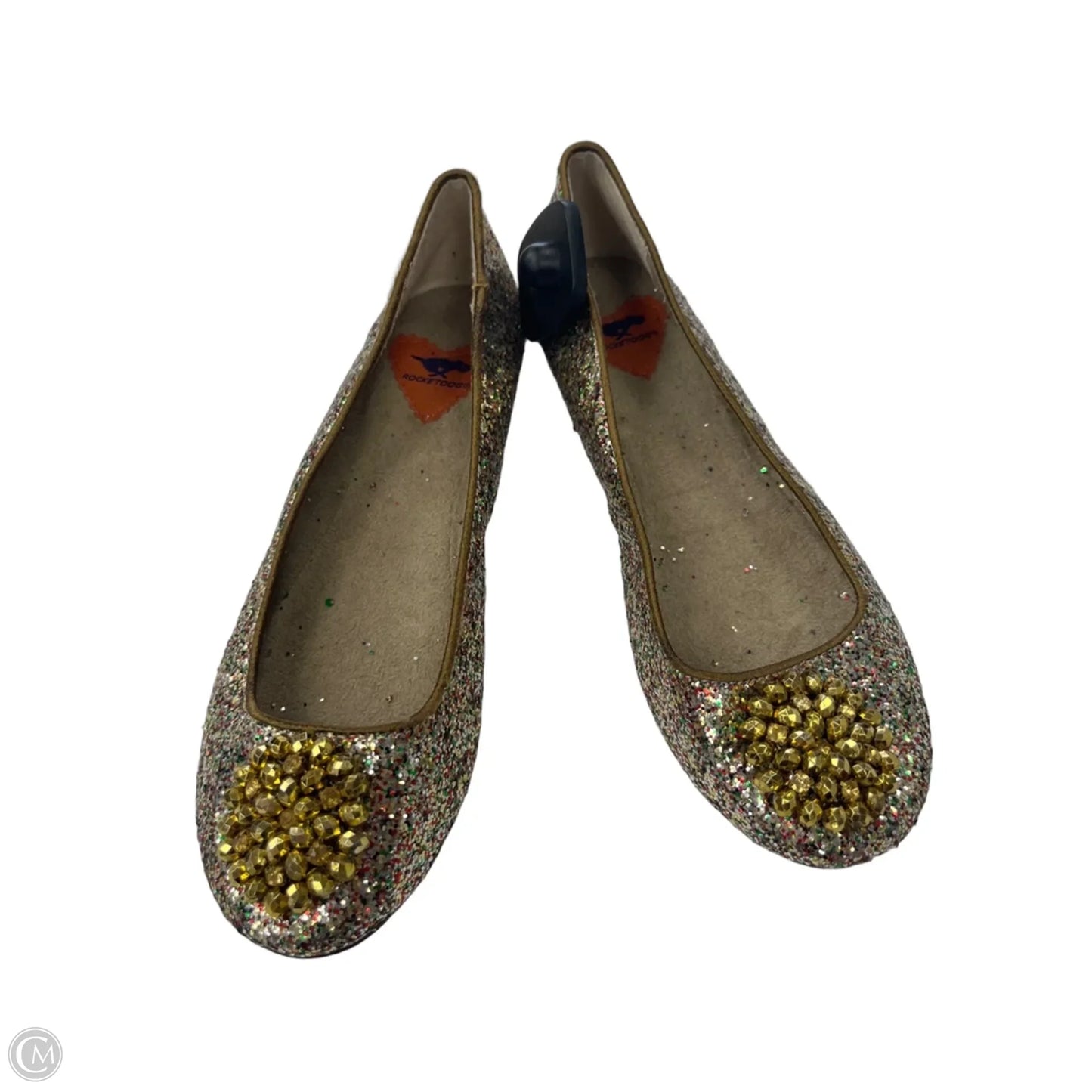 Shoes Flats By Rocket Dogs In Gold, Size: 7.5