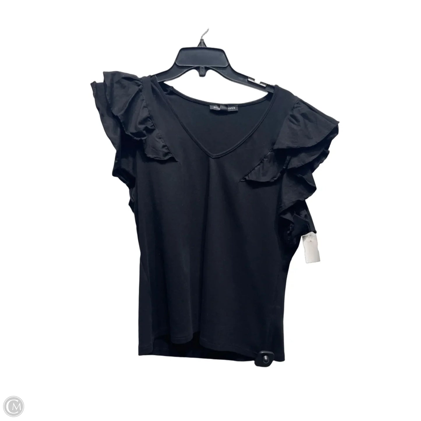 Top Short Sleeve By Boston Proper In Black