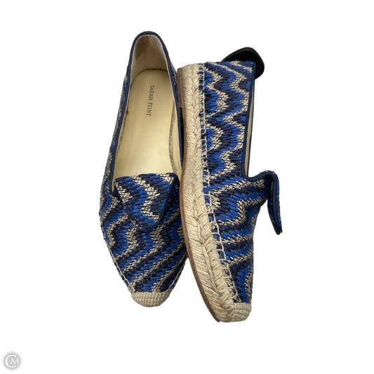 Shoes Flats By Clothes Mentor In Black & Blue, Size: 8