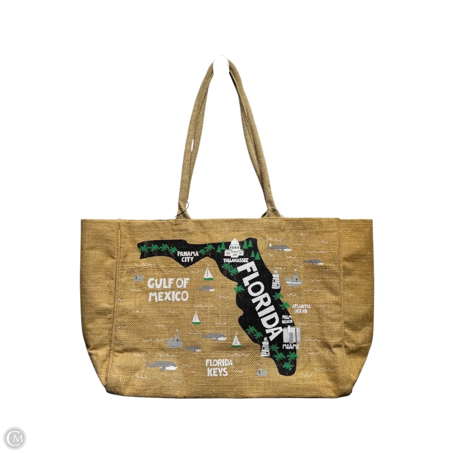 Tote By Clothes Mentor, Size: Large