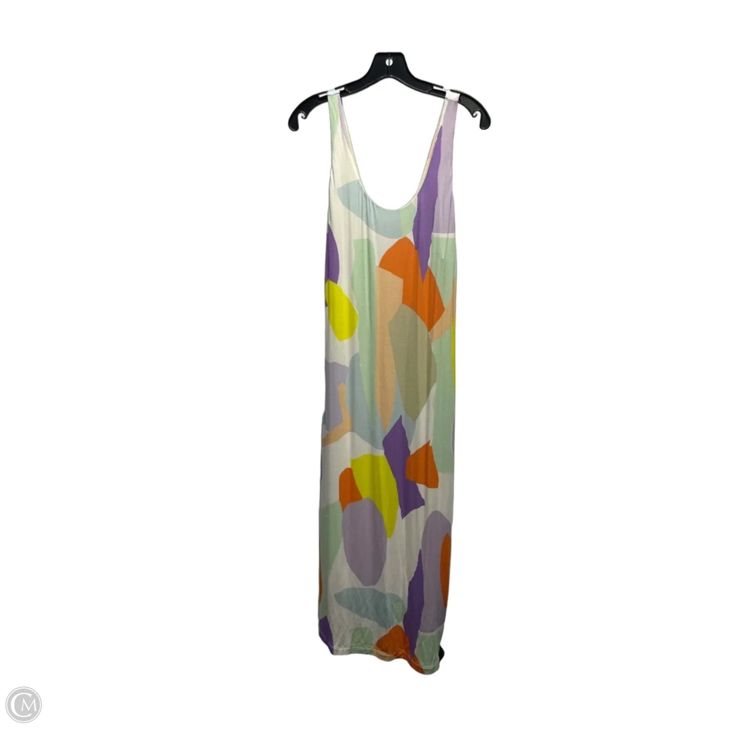 Dress Designer By Alice + Olivia In Green & Orange, Size: 10