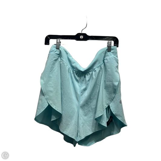 Athletic Shorts By Lululemon In Teal, Size: 10