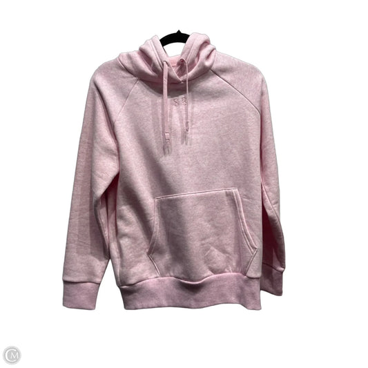 Sweatshirt Hoodie By Under Armour In Pink, Size: Xs
