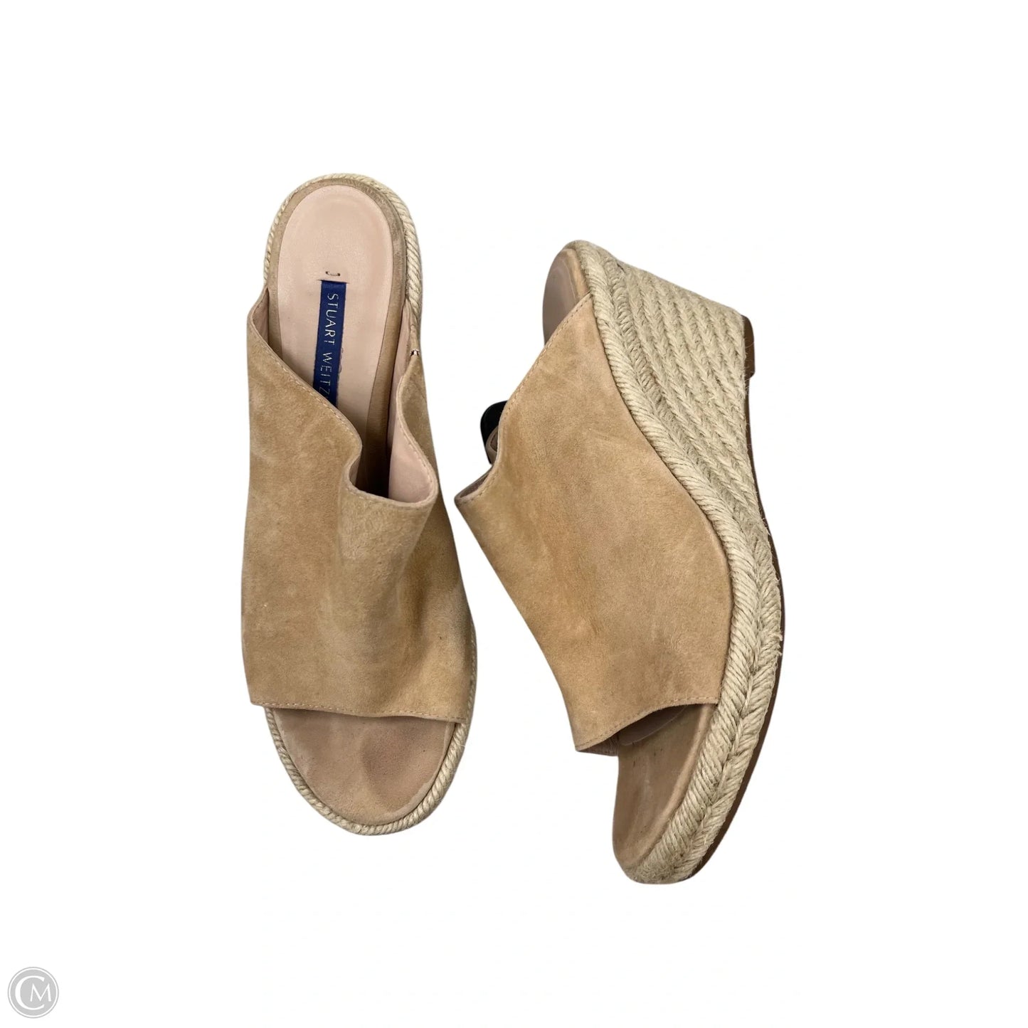 Sandals Designer By Stuart Weitzman In Tan, Size: 8.5