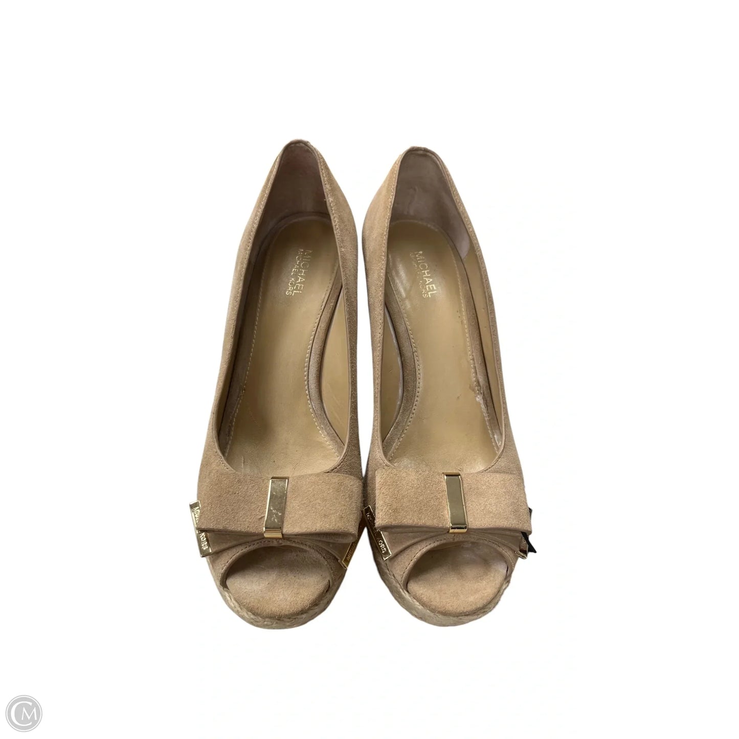 Sandals Designer By Michael Kors In Tan, Size: 8