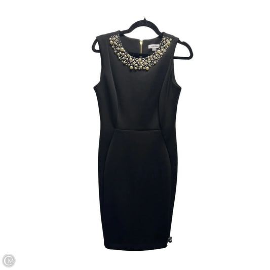 Dress Party Short By Calvin Klein In Black & White, Size: 8