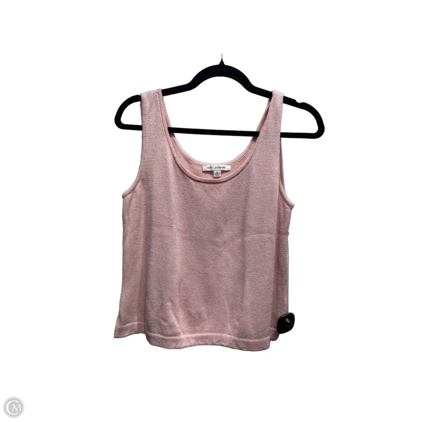 Top Sleeveless Luxury Designer By St John Collection In Pink, Size: S