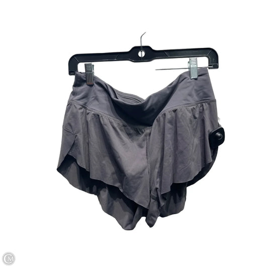 Athletic Shorts By Lululemon In Grey, Size: 8