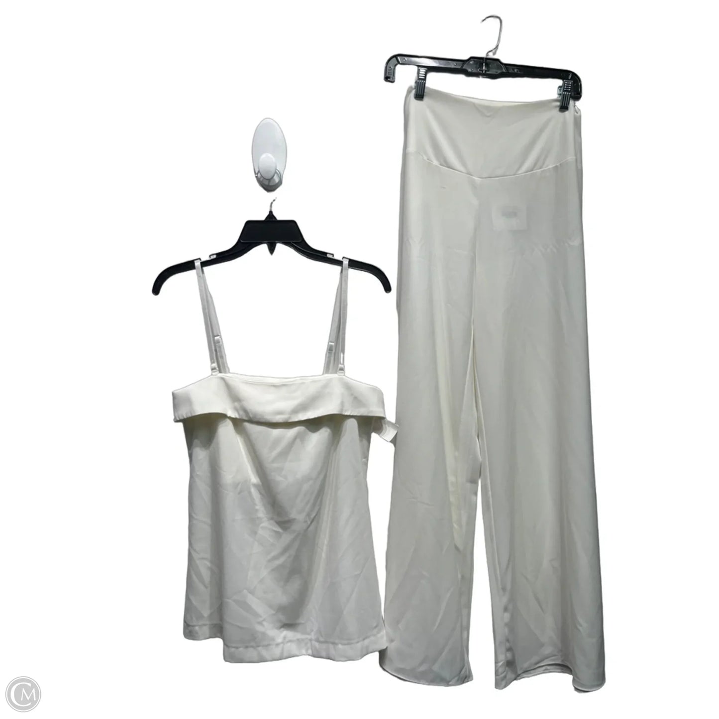 Pants Set 2pc By Olivaceous In White, Size: S