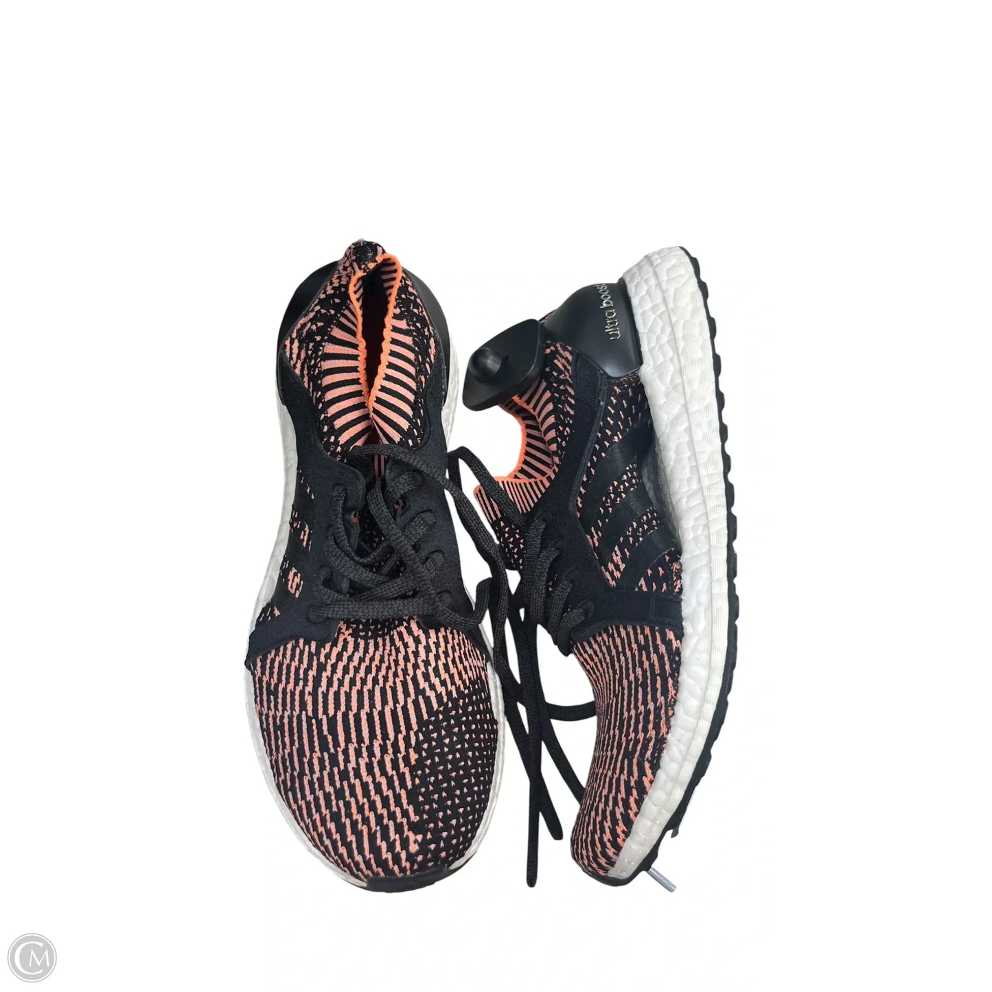 Shoes Athletic By Adidas In Black & Orange, Size: 8