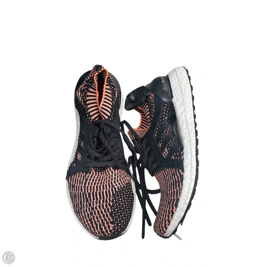 Shoes Athletic By Adidas In Black & Orange, Size: 8