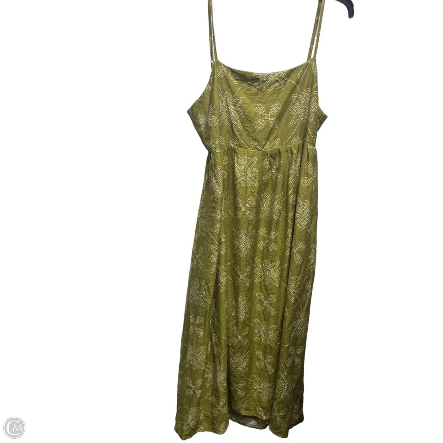Dress Casual Maxi By  fun2fun In Green, Size: L