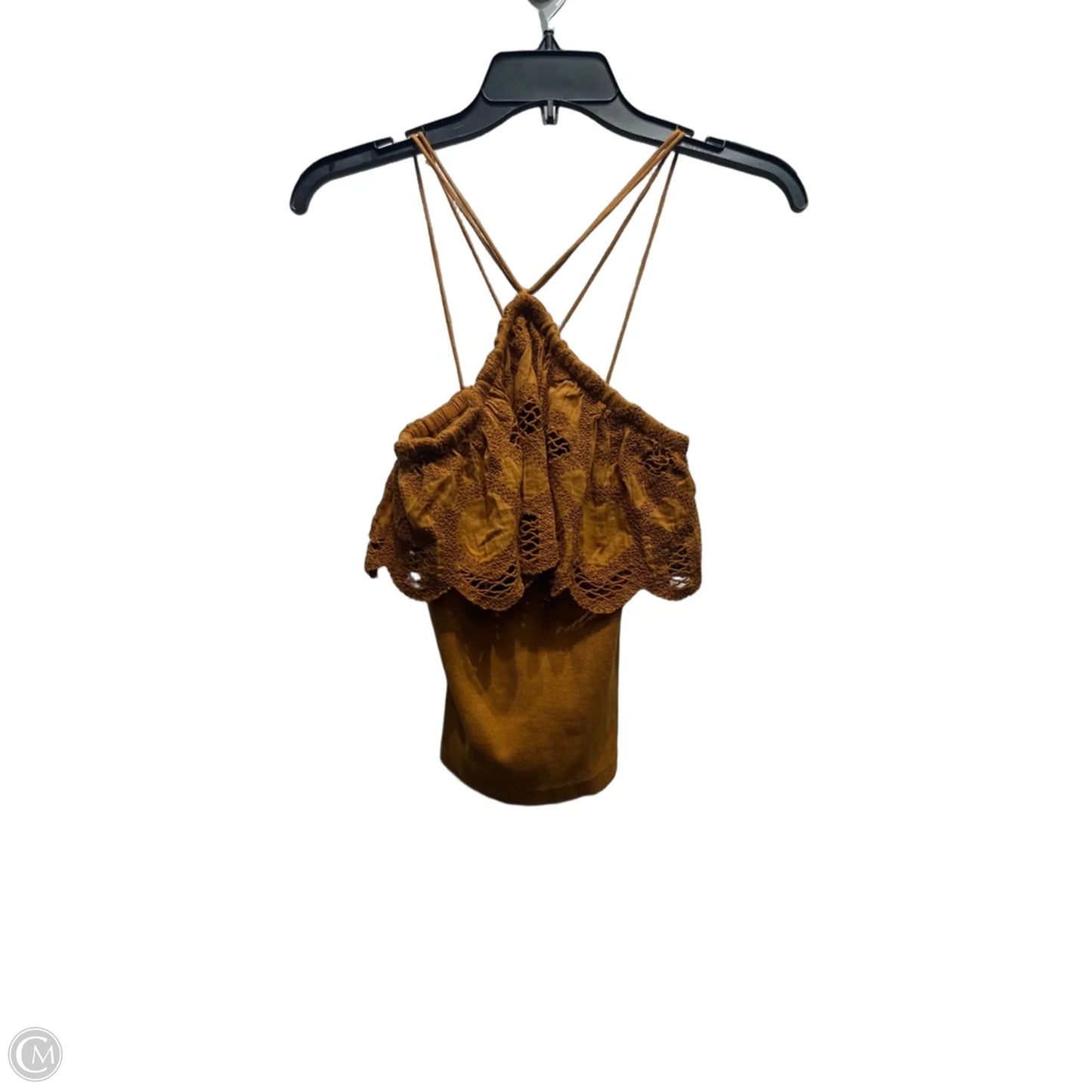 Top Sleeveless By Anthropologie In Brown, Size: Xxs