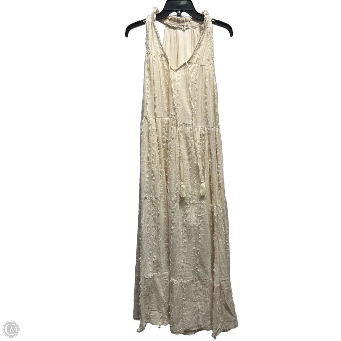Dress Casual Maxi By Paani In Cream, Size: S