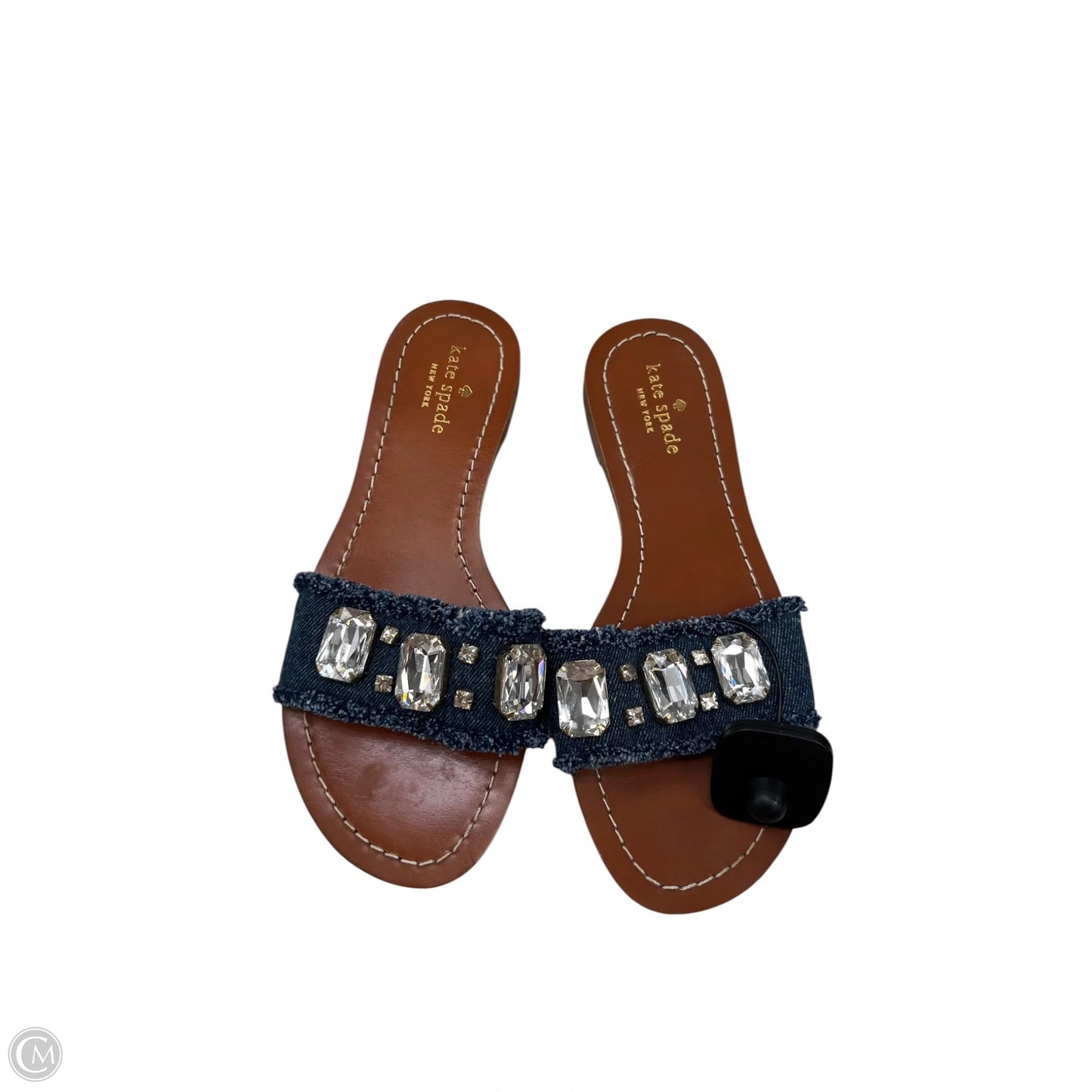 Sandals Designer By Kate Spade In Blue, Size: 8