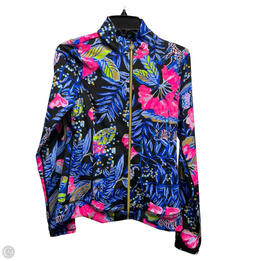 Jacket Designer By Lilly Pulitzer In Blue & Pink, Size: Xs