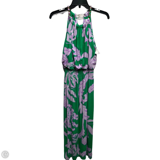 Dress Designer By Lilly Pulitzer In Green & Purple, Size: S