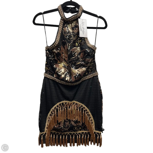 Dress Party Short By 12th Tribe In Gold, Size: M